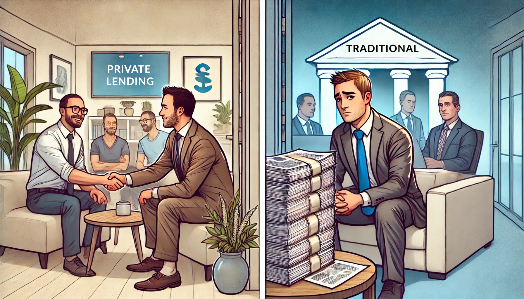 Private vs Institutional Lenders